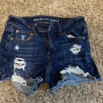 American Eagle Dark Wash Jean Short Photo 0