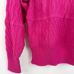 David Meister Vintage Meister Wool Sweater Women's Medium Pink Cable Knit 100% Wool Hong Kong Photo 1