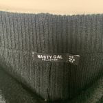 Nasty Gal  Sweater Pants Loungewear Holiday Ribbed Sz Small Black Photo 5