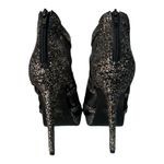 EXPRESS Gold & Silver 5” Platform stiletto heels mesh sides back zipper size 10 Photo 8