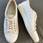 Ecco  Soft 7 Perforated Leather White Sneaker. Size 8. Photo 0