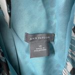 Ann Taylor  Dress Women 10 Blue Black Silk Leopard Halter Spice Girl Y2K Beach Photo 6