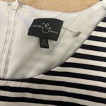 Market & Spruce  womens black white stripe dress Photo 1