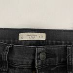 Abercrombie & Fitch Black Denim Cuffed Jean Shorts Size 4 / 27 Photo 2