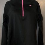 Champion  Power Train Women's Size Large Quarter Zip Long Sleeve Pullover Black Photo 0