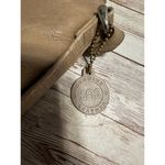 SAS Leather Shoulder Bag Purse Taupe Vintage Neutral Tan Photo 2