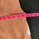 Vintage Mixed Blues Knit Crop Vest Size M Pink Size M Photo 4