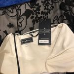 IvaNova Boutique Lace Overlay Strapless Elegant Black and Dress Size 6 Photo 7