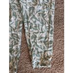 Old Navy  Floral High Rise Straight Taper Linen Blend Pants Womens Large Petite Photo 3