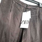ZARA Satin Wide Leg Pants Size S Photo 4