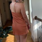Cotton On  burnt orange cowl neck mini dress Photo 2