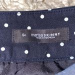 Loft  Marisa skinny black and white dot pants. Cotton/spandex. Size 6P. Photo 7