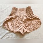 FP Movement By Free People Shorts Size Medium, Metallic Blush Pink Photo 2