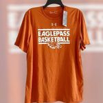 Under Armour NEW  Heat Gear T-Shirt, Eaglepass Basketball Fan Tee, Size L NWT Photo 0