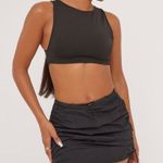 Ego Official EGO High Waist Ruched Parachute Mini Skirt Photo 0