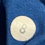 Lululemon Blue Tie Dye Strappy Yoga Workout Athletic Sports Bra Crop Top Size 8 Photo 3