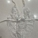 One Piece White Lingerie Photo 2