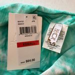 Becca  Crystal Ribbed Scoop Bikini Bottoms Strappy Tie Dye Blue XS Photo 5