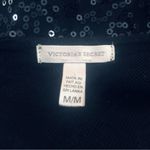 Victoria's Secret VTG Y2K Victoria’s Secret VS Black Sequin Sparkle Mini Slip Dress M Racerback Photo 7