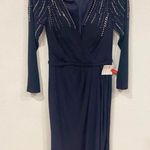 Mac Duggal NWT Ieena for Crystal Encrusted Jersey Gown Size 4 Photo 1