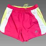 Adidas Pink, white & yellow  running shorts sz XS Photo 0