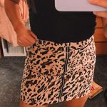 Forever 21 Cheetah Print Zip Up Skirt Photo 0