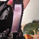 SAVAGE X FENTY lace tie up corset Teddy SIZE SMALL goth‎ witchy whimsigoth Black Photo 6