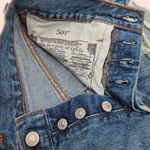 Levi's  Blue Jean Short Shorts 501 Distressed 2/26‎ Photo 6