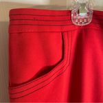 Boden Vibrant Red Pencil Skirt With Zippered Back Size 16/18R plus dressy Photo 7
