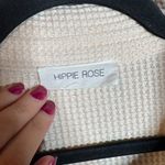 Marshalls  cream waffle thermal knit shacket jacket Photo 2