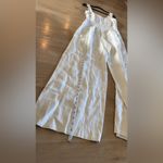 Escada sleeveless linen jumpsuit cream size 34 Photo 7