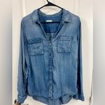 Thread and Supply  Blue Denim Shirt Photo 3