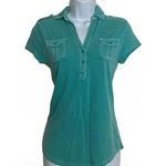 Mossimo Utility Polo Shirt Green Size M Photo 0