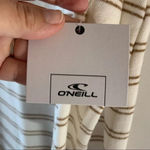 O'Neill O’Neill
Gold Stripe Long Tunic Sweatshirt XL Surfer Style Comfy Leisure New NWT Photo 5