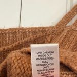 Hazel Moon Brown Embroidered Sweater Knit Crop Top‎ Size XL Tan Photo 6