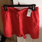 Erika New  Red White Polka Dot cotton shorts Comfy Photo 1