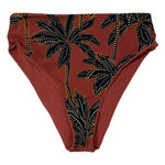 Maaji  printed standard rise high leg bikini bottoms M‎ Photo 0