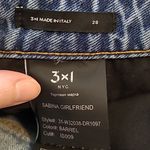 3x1  N.Y.C. SABINA GIRLFRIEND JEANS BARREL SHADE DISTRESSED HIDDEN BUTTON FLY 28 Photo 15