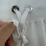 Bebe Y2K American VINTAGE XS White Butterfly Rhinestone Capri Sweatpant Joggers Photo 4