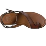 Naturalizer Tallt Brown Leather Toe loop Ankle Strap Sandals 6.5 Photo 4