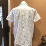 Madewell  short sleeve white button up blouse Photo 4