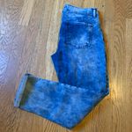 Suede Acid wash Denim Roll Cuff Dillan RelAxed Skinny Jeans Size 29 Photo 5