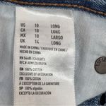 American Eagle  Vintage High Rise Slim Distressed Patch Straight Leg Jeans 10 Photo 9