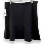 Sanctuary  Clothing Women's Essential Ponte‎ Flirt Skirt Size XL Black New Photo 0