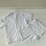 Lands' End  Women’s Terry Swim Button Down Coverup Set White Size L NWOT Photo 11