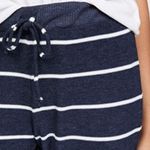 Chaser NWT  Cozy Knit Drawstring Cuffed Joggers - Blue - Large Photo 14