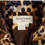 Helene Berman London Helen Berman London animal print trench w belt lined interior SZ S  Photo 1