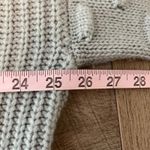 Miss Sparkling Women's Gray Knit Sweater Large Mock Neck Long Sleeve Photo 4