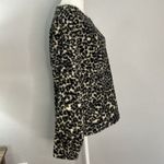 Loft  Leopard Print Fleece Shirt Size Medium Photo 2