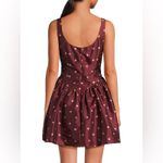 Hutch  Burgundy Red Polka Dot Mini Dress NWT Photo 4